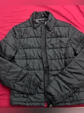Vero Moda Black and Gray Quilted Jacket